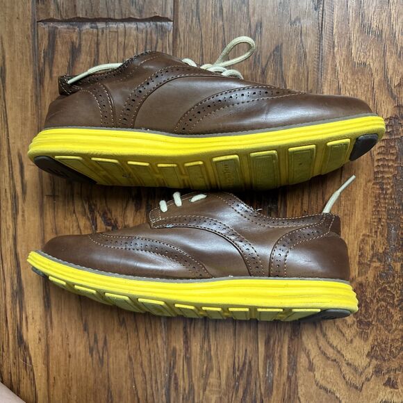 Sketchers Women Brogue Brown Faux Leather Sole Rubber Lace Up Shoes 8 - Picture 2 of 9